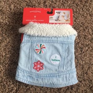 XS pet denim jacket